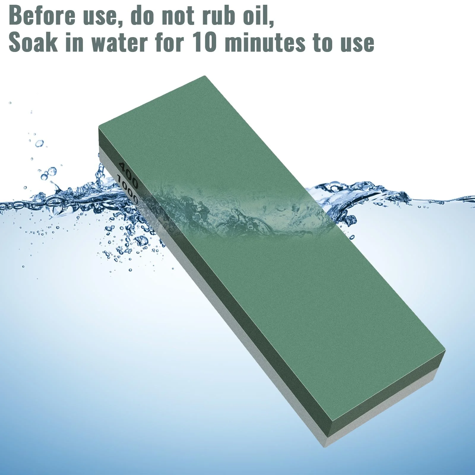 Набір точильних каменів 400/1000 3000/8000 Двосторонні з бамбуковою основою та аксесуарами, фото №5