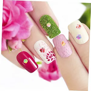 Healeved 1 коробка аксессуаров для дизайна ногтей 3D подвеска для дизайна ногтей драгоценные камни для ногтей стразы для ногтей DIY принадлежности для маникюра ногтей акриловые synthetic.ua - Фото 1