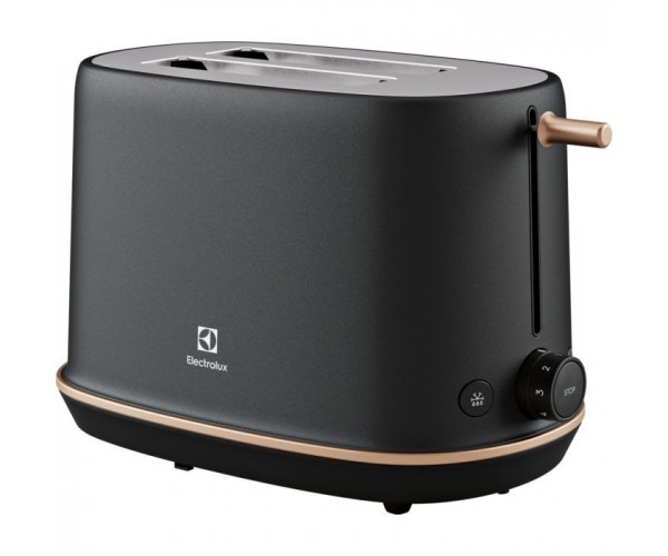 Electrolux Тостер 980Вт метал чорний, фото №1