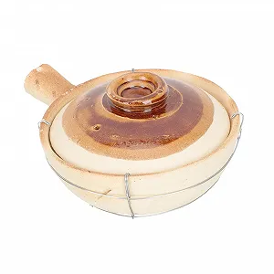 Кастрюля VALICLUD керамическая с ручкой белая энергосберегающая - Фото 1