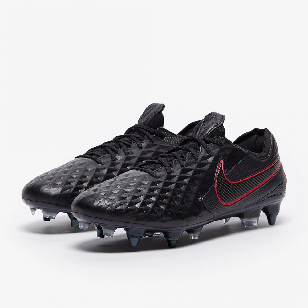Бутсы Nike Tiempo Legend VIII Elite SG-Pro Anti-Clog Черный размер 40, фото №3