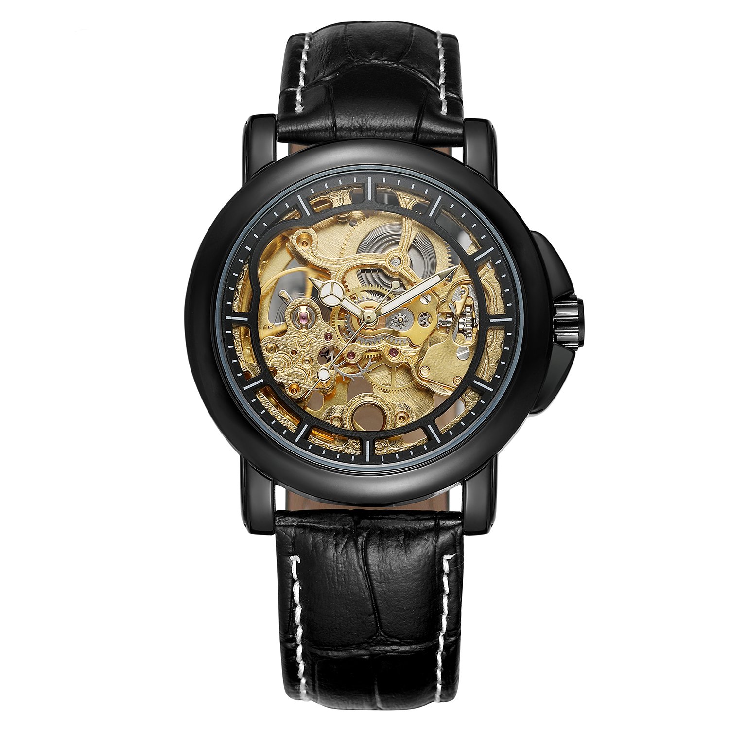 Годинник Forsining 8156 Black-Black, фото №1