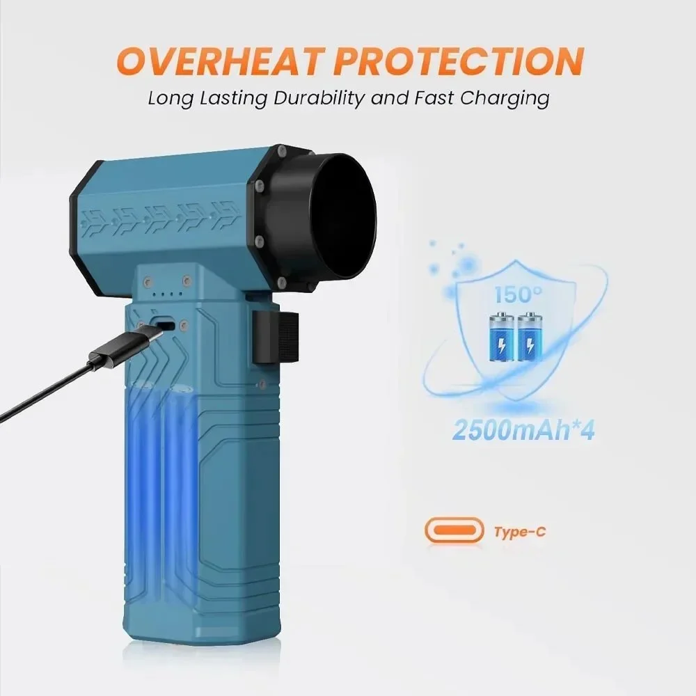 Турбовентилятор Violent F02-SE Turbo Jet Fan 880000 RPM Blue, фото №10