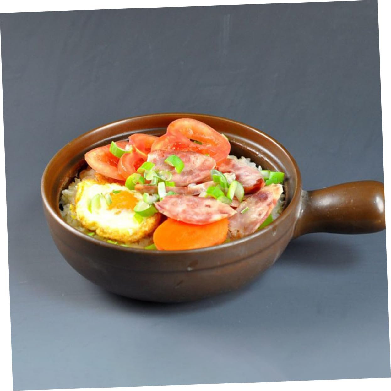 Кастрюля UKCOCO керамическая с крышкой термостойкая маленькая, фото №3