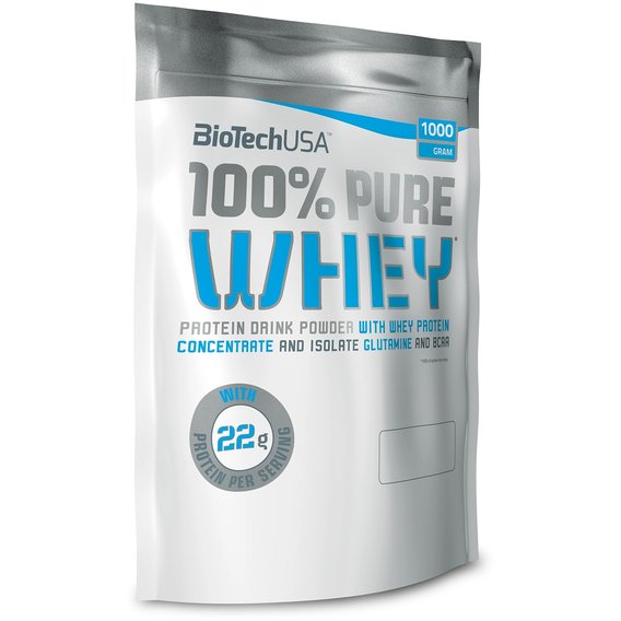 Протеин BioTechUSA 100 Pure Whey 1000 g 35 servings Bourbon Vanilla, фото №1