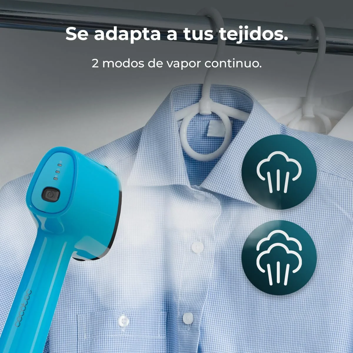 Вертикальный утюг Cecotec IronHero V-1500 Essential керамическая подошва 1500 Вт 25 г/мин синий, фото №3