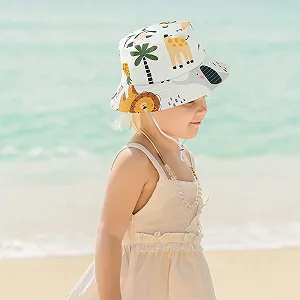 Панама Glücksvogel бавовняна з широкими крисами UPF 50+ та шнурком synthetic.ua - Фото 1