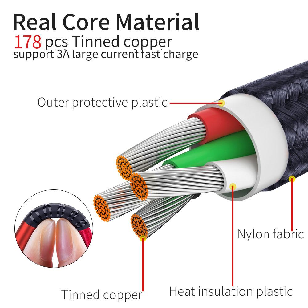 Зарядный кабель с подсветкой ESSAGER USB Type-C 3A 2метра(PS), фото №6 Зарядный кабель с подсветкой ESSAGER USB Type-C 3A 2метра(PS), фото №6