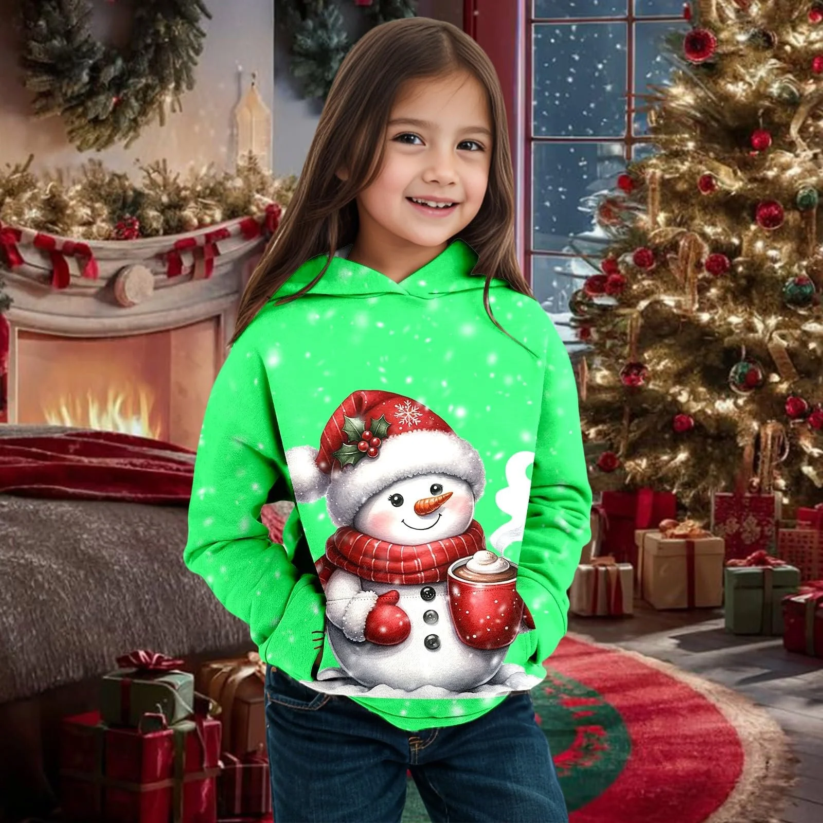 Різдвяний світшот Дитячий, Осінньо-зимовий, фото №3