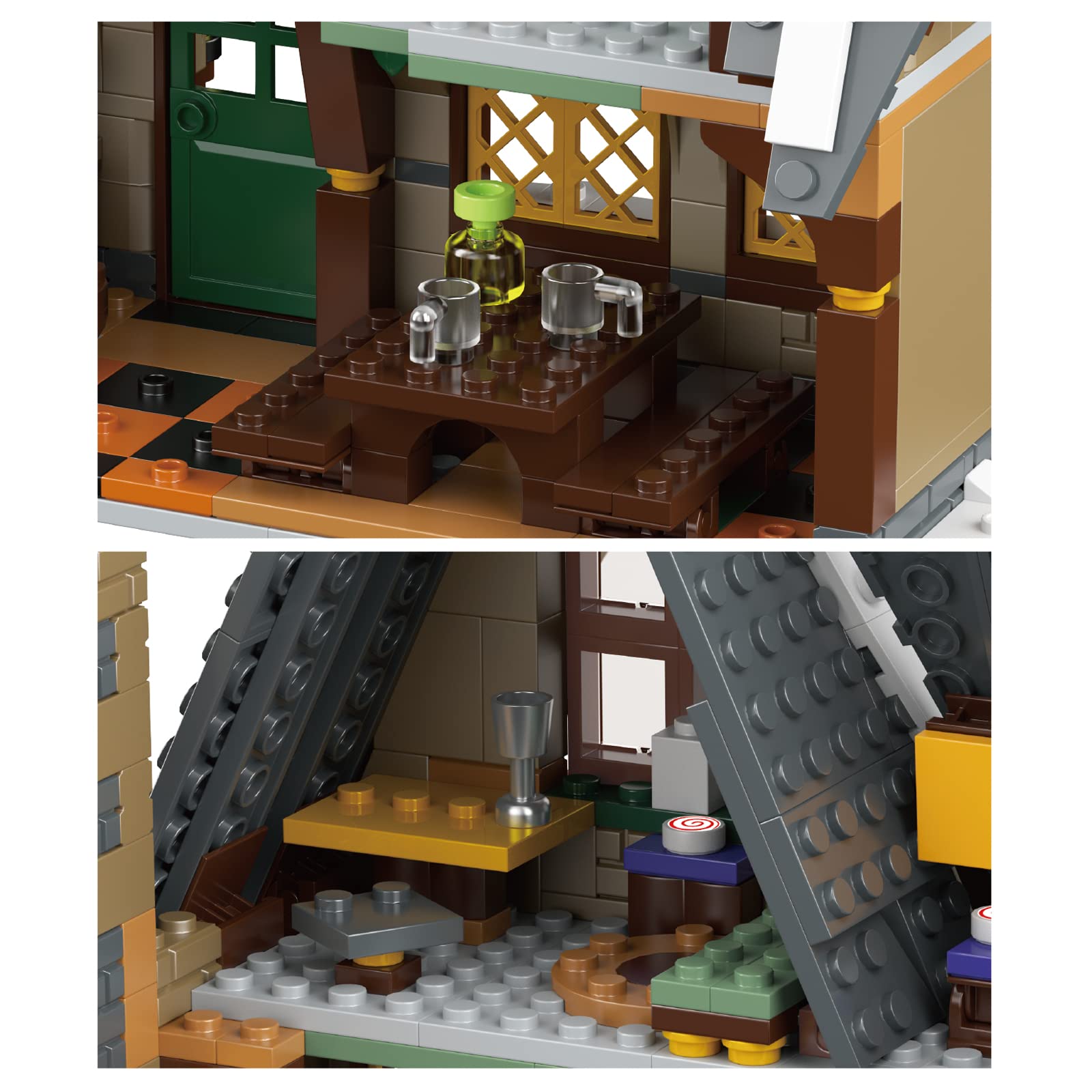 Набір Mould King 16049 Christmas House MOC Clamping 766 деталей, фото №6