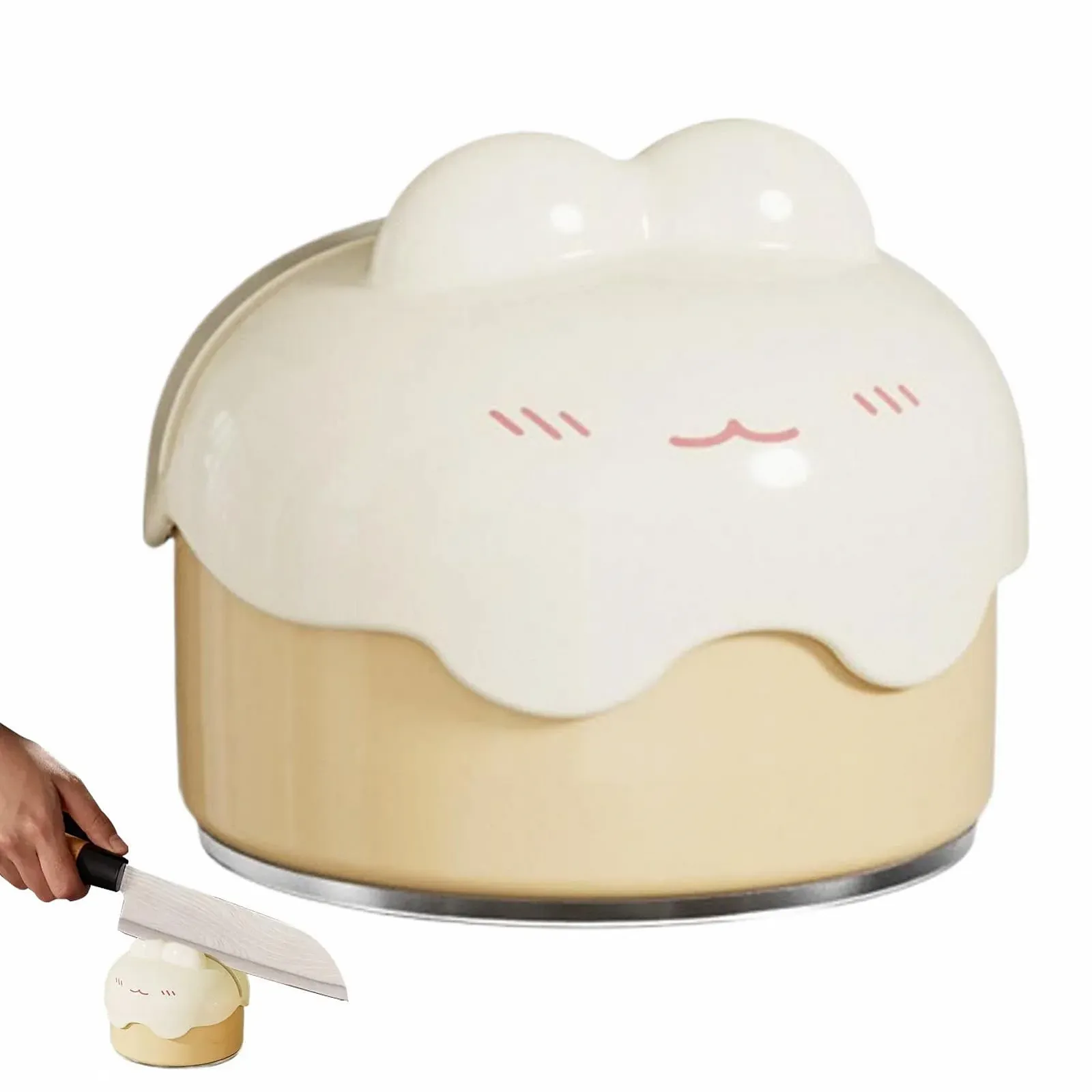 Точилка для ножів Saugnapf Mini ручна на присосці з вольфрамової сталі, фото №9