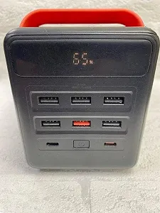 Повербанк Hoco 100000mAh 65W с быстрой зарядкой synthetic.ua - Фото 1