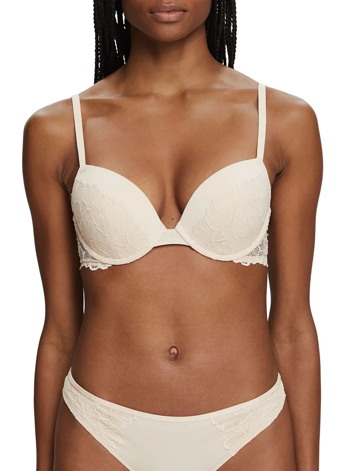 Бюстгальтер Push-Up ESPRIT Big Flower Lace RCS CLAS. непрозорий, фото №1