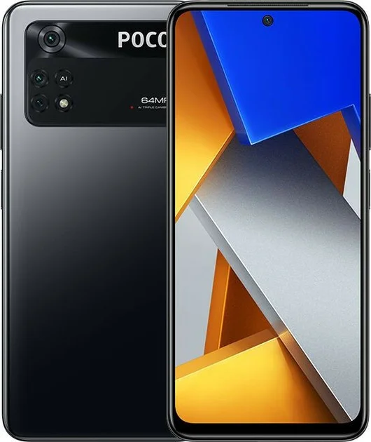 Смартфон 6.4" Poco M4 Pro 6/128Gb 4G 2-SIM NFC 64/16Мп 8 ядер Android 11 Black, фото №1