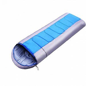 Спальний мішок MYVVKIA Lightweight Portable Camping Adult Seasons Синій - Фото 1