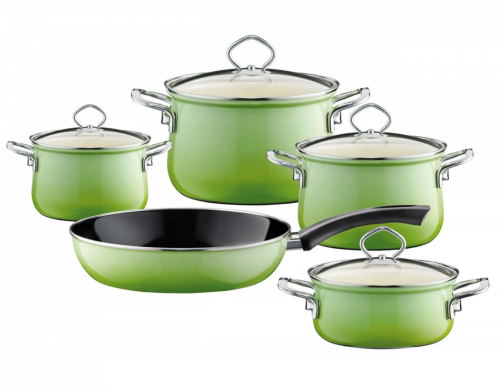 Кастрюля для запекания Smaragd 20 см со стеклянной крышкой, фото №2