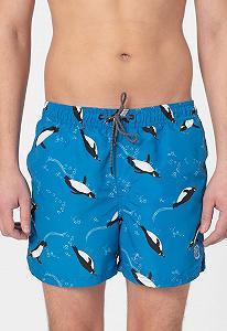 Шорти для плавання JJIBALI JJSWIMSHORTS AKM SEA ANIMALS 12184799 French Blue Jack&Jones Блакитний S - Фото 1