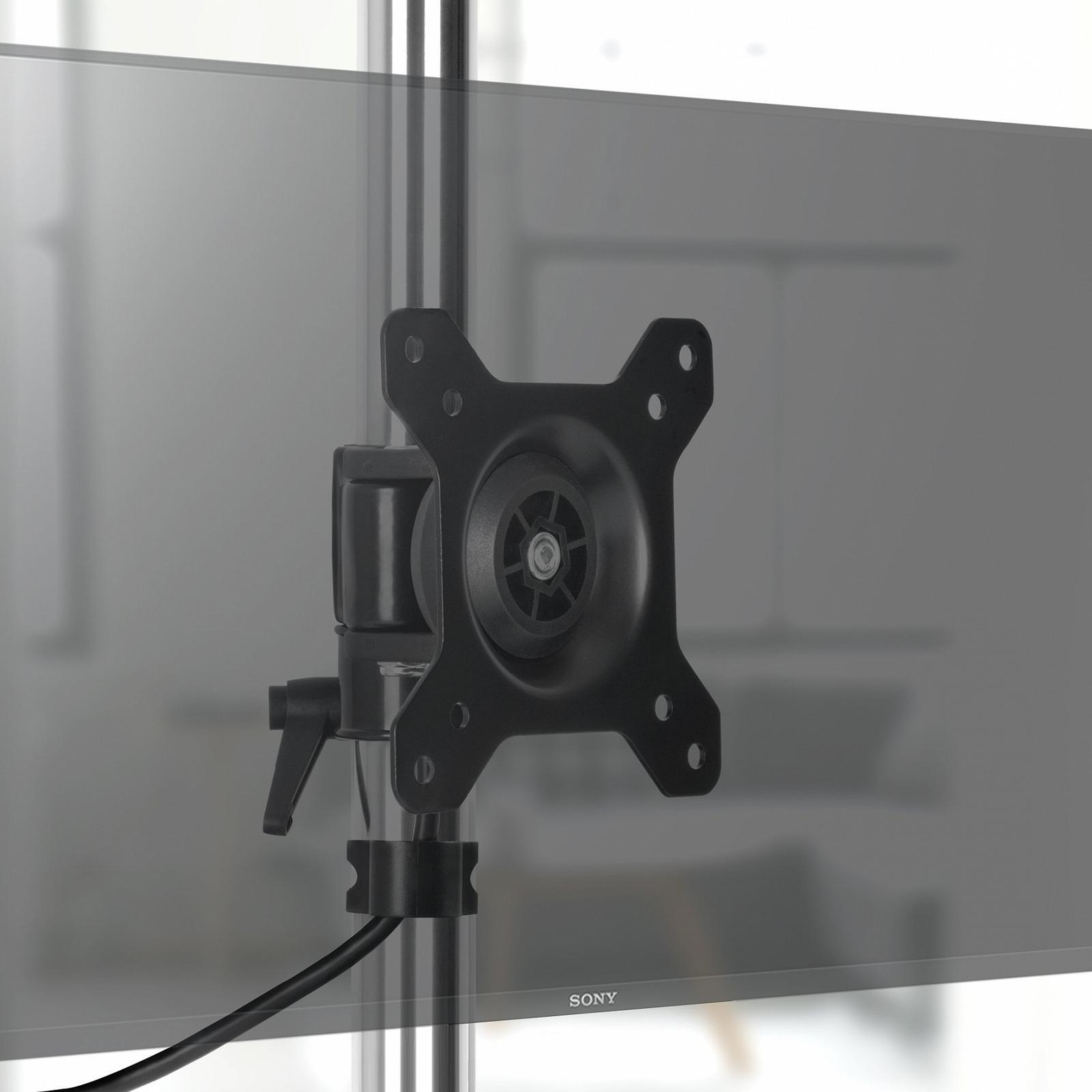 Кронштейн для монитора Duronic DM751 с регулируемой высотой, одинарный, для настольного крепления ЖК-светодиодного монитора с наклоном и поворотом (Наклон 15	|Поворот 360	), фото №5