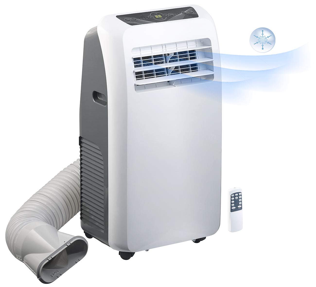 Мобільна моноблочна система кондиціонування Sichler Household Appliances 7,000 BTU/h 2000 Вт, фото №2