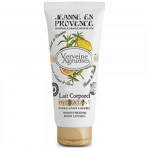 Молочко для тела JEANNE EN PROVENCE Интенсивно увлажняющее и ароматное Аромат цитрусовой вербены 95% ингредиентов натурального происхождения для сухой кожи - Фото 1