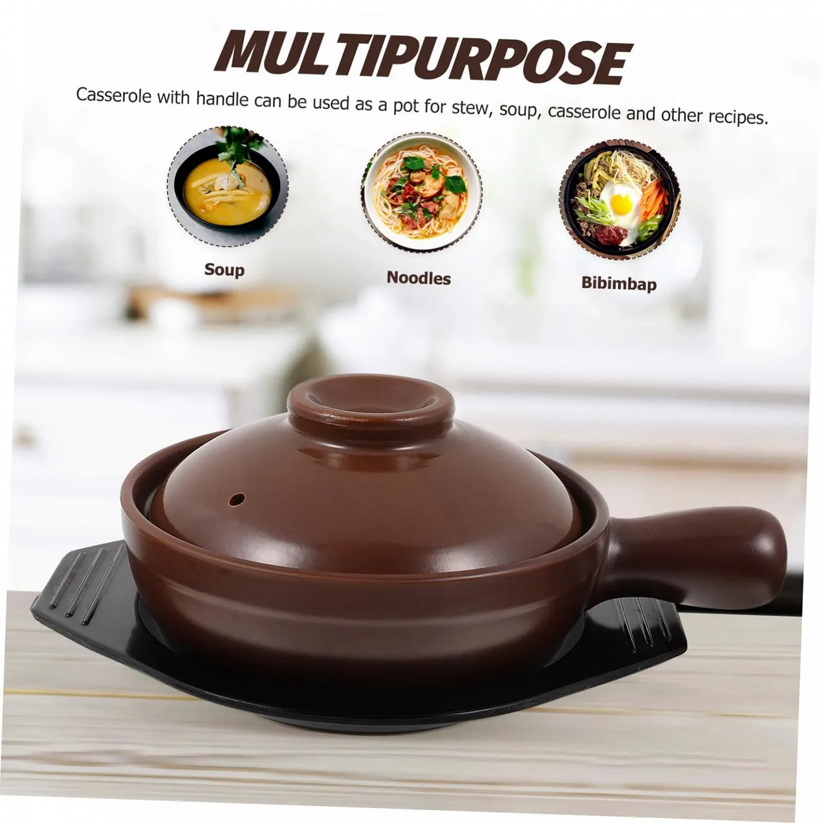 Кастрюля Керамическая с ручкой термостойкая с плоским дном, фото №9 Кастрюля Керамическая с ручкой термостойкая с плоским дном, фото №9