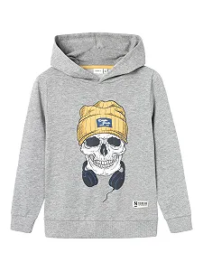 Худі NAME IT Nkmbehans LS Sweat Wh Unb для хлопчиків - Фото 1