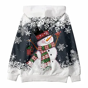 Худі Різдвяне для дітей Christmas Reindeer з довгими рукавами synthetic.ua - Фото 1