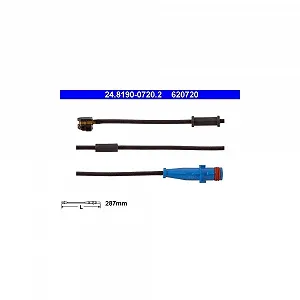 Датчик износа тормозных колодок ATE 24.8190-0720.2 для OPEL VAUXHALL - Фото 1