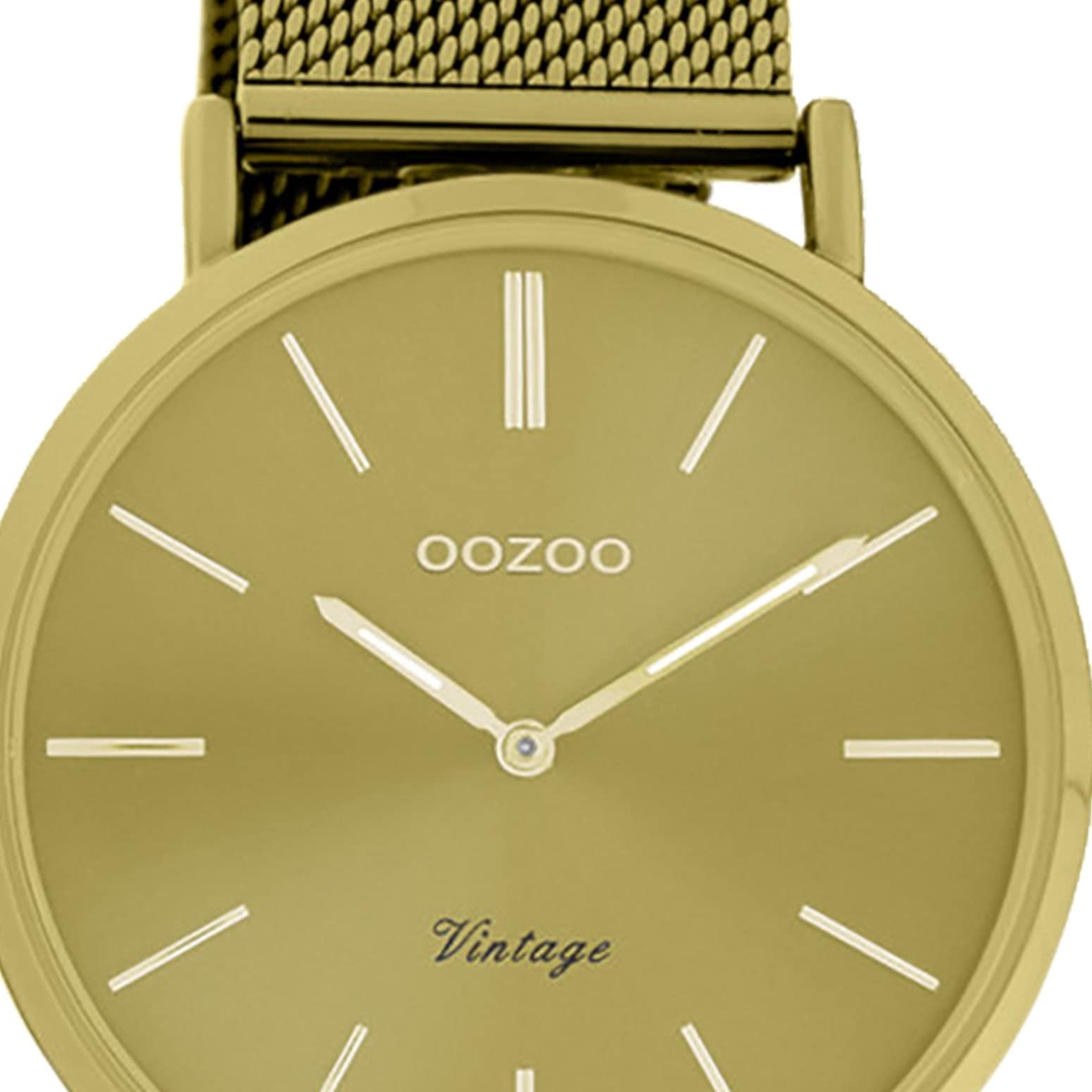 Винтажные Женские Часы Oozoo с Тонким Металлическим Ремешком из Нержавеющей Стали, Миланский Кварц, Аналоговые, 40 мм, Браслет, фото №2
