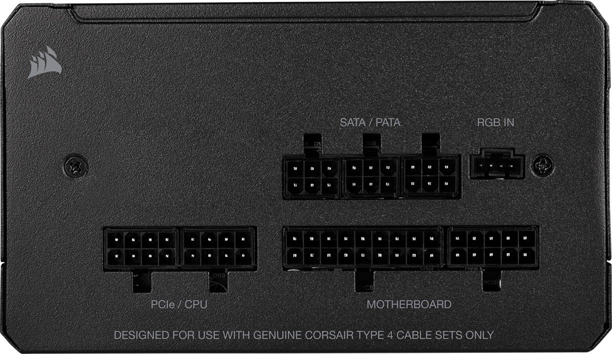 Блок живлення CORSAIR CX550F RGB 80 PLUS Bronze Black, фото №7