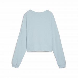 Женская Толстовка PUMA Fit Marken-Fleece Crew synthetic.ua - Фото 1