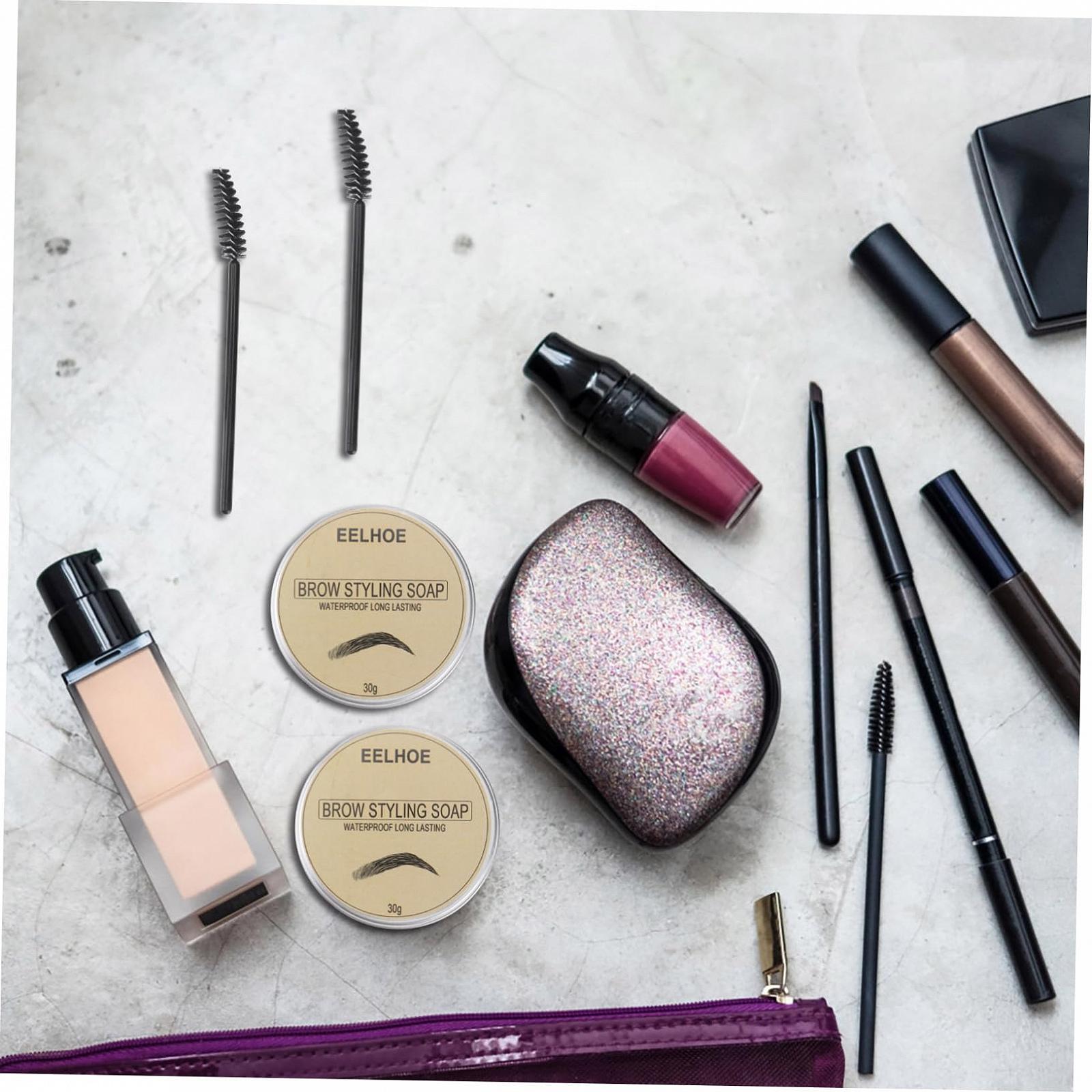 Гель для укладання брів FOMIYES Seife Aluminium Жовтий 2 шт, фото №6