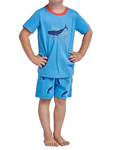 Комплект короткої піжами Schiesser для хлопчиків synthetic.ua - Фото 1