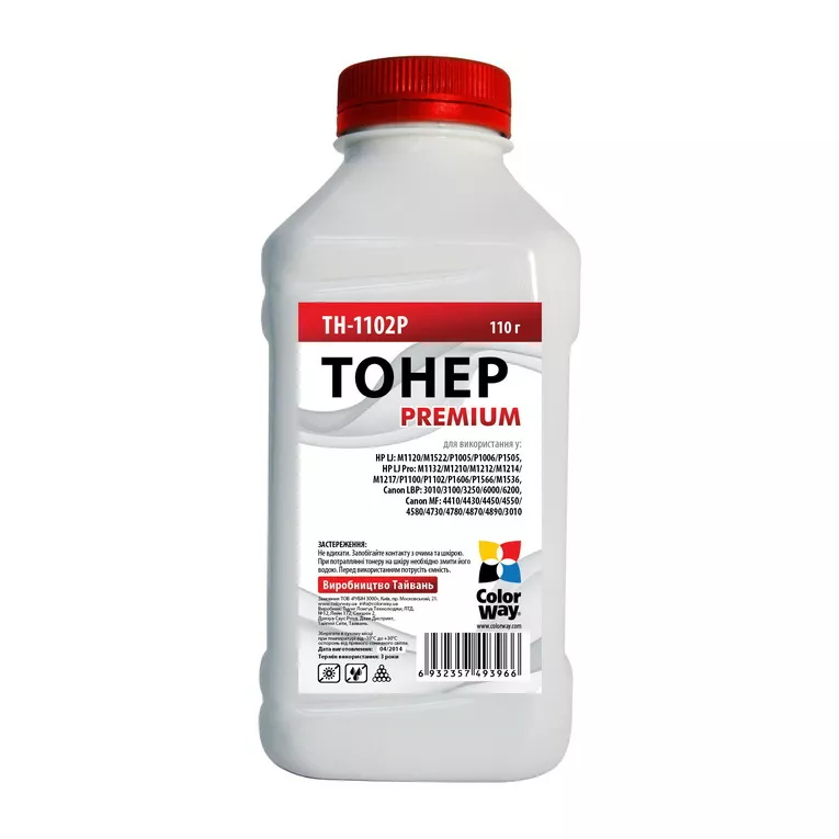 Тонер CW (TH-1102P) HP P1102/P1606/Canon 725/Canon 728 Premium 110g, фото №1