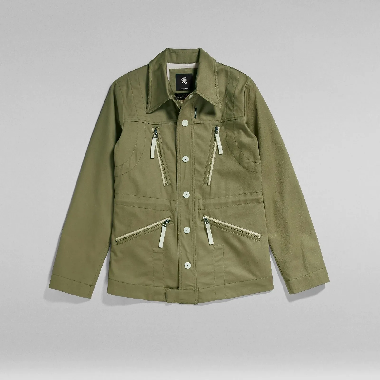 Жіноча куртка G-Star RAW Slim Field Jacket Draper Dobby - S, фото №4