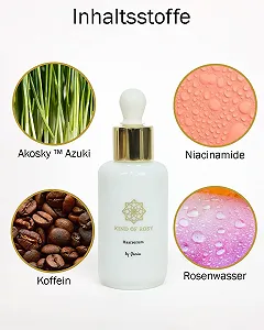 Сыворотка для волос KIND OF ROSY для густоты и роста - Веганская и 100% натуральная, Клинически доказанный активный ингредиент с кофеином, 50 мл synthetic.ua - Фото 1