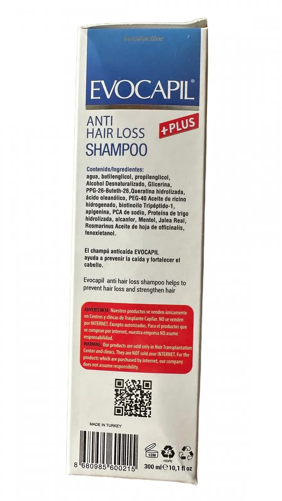 Засіб проти випадіння волосся Evocapil Plus, 3 місяці, з x3 шампунем, x3 спреєм та x3 вітамінами, фото №4 Засіб проти випадіння волосся Evocapil Plus, 3 місяці, з x3 шампунем, x3 спреєм та x3 вітамінами, фото №4
