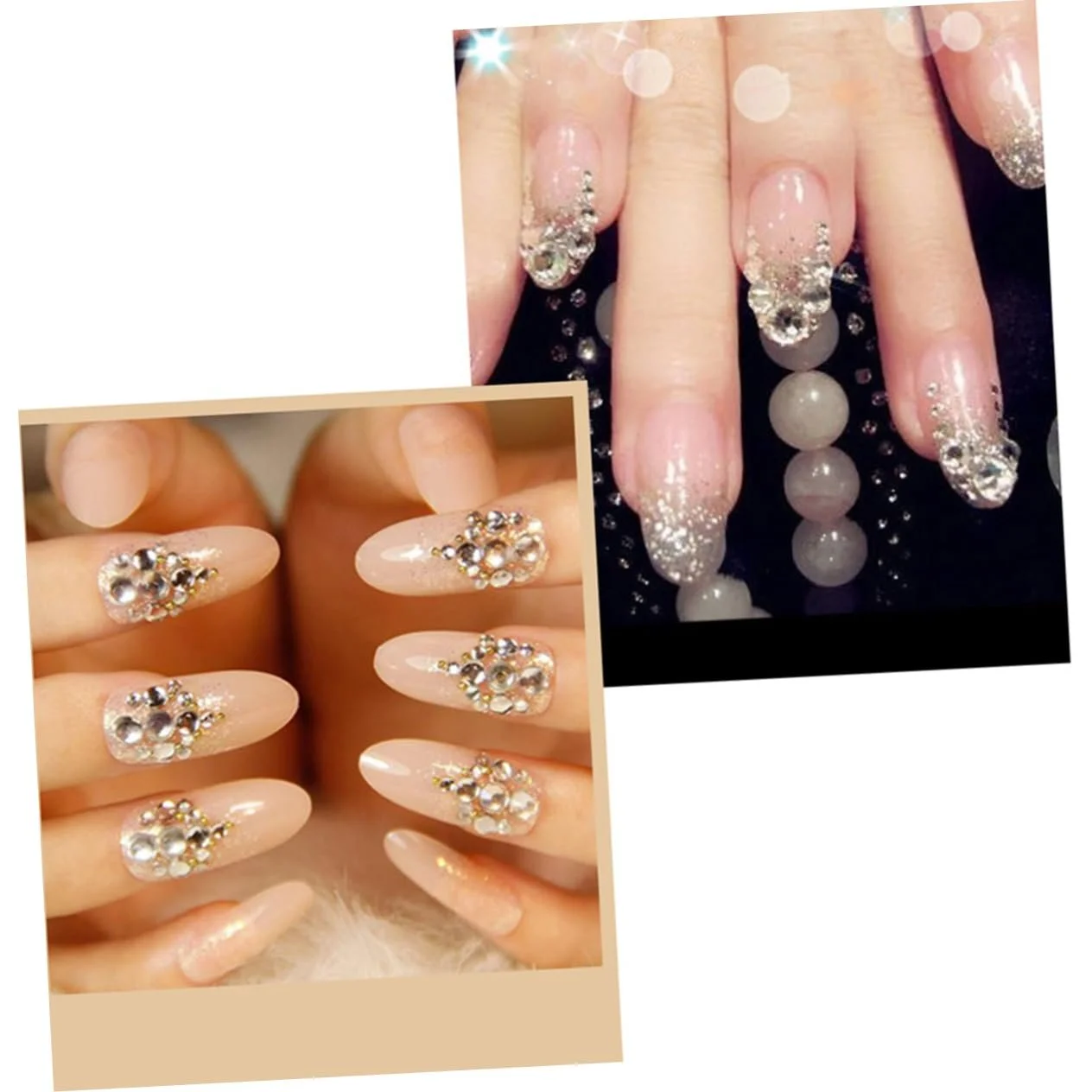 Стразы Плоские EXCEART 3360 штук для ногтей, круглые бусины, жемчуг, хрустальные бусины, набор для маникюра, золотые и серебряные драгоценные камни, фото №6 Стразы Плоские EXCEART 3360 штук для ногтей, круглые бусины, жемчуг, хрустальные бусины, набор для маникюра, золотые и серебряные драгоценные камни, фото №6