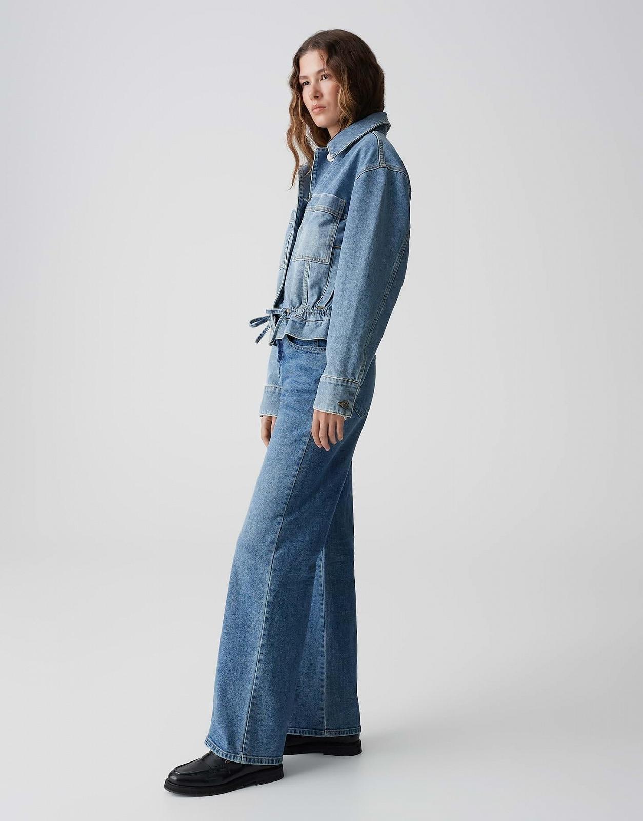 Джинсовая куртка OPUS Hemely Loose из смеси хлопка BCI, фото №5