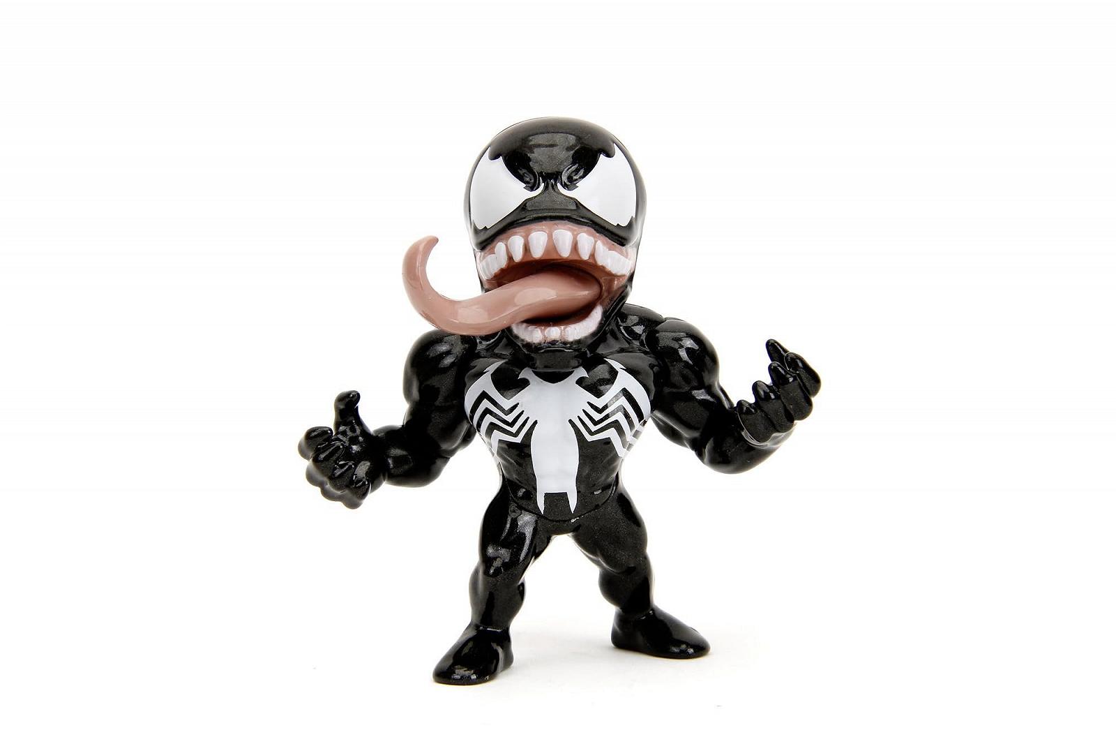Набор фигурок Jada Toys Marvel Spider-Man (Spiderman, Venom, Miles Morales, Spiderman 2099) 4 металлические фигурки 6 см, фото №3