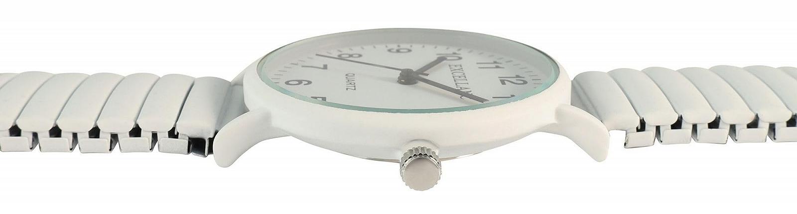 Женские часы Excellanc Белые с затягивающимся браслетом, фото №2