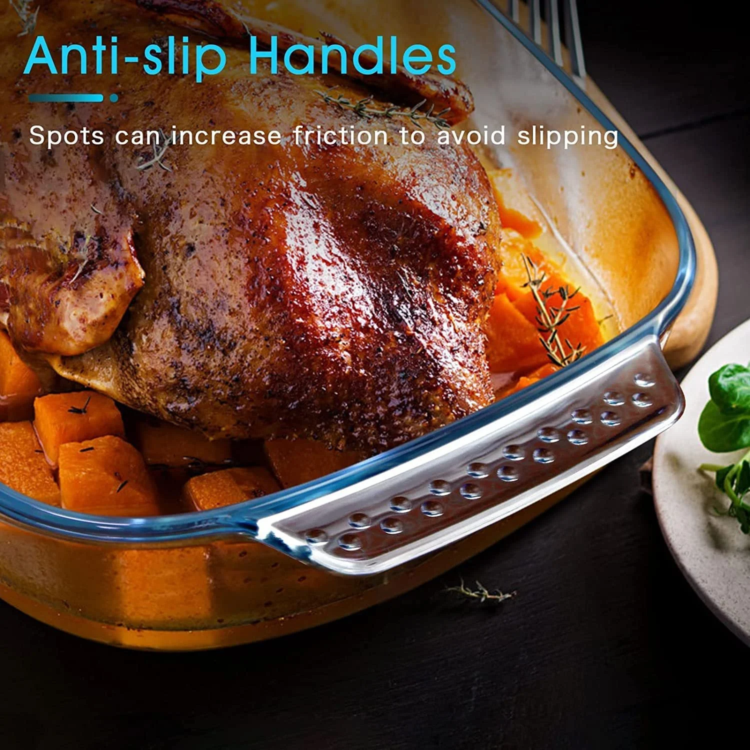 Набор форм для запекания 3 штуки боросиликатное стекло прямоугольные 1,8 л + 2,5 л + 3,1 л, фото №5