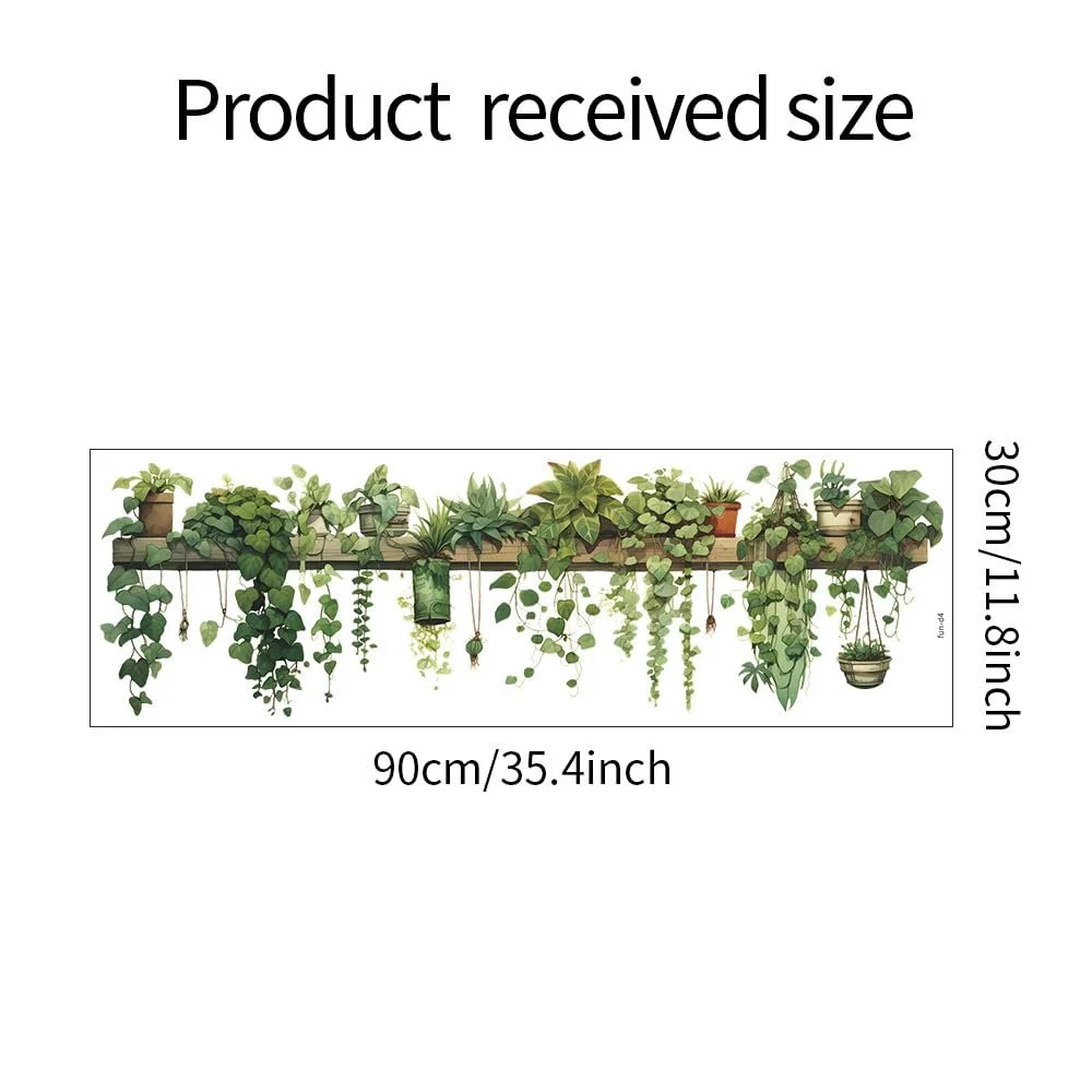 Наклейка на стену HGDESIGN Green Leaves Flower Vine B, фото №5