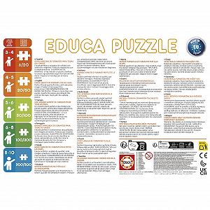 Пазл Educa Borras Progressive Puzzle Cars 2 73 детали synthetic.ua - Фото 1