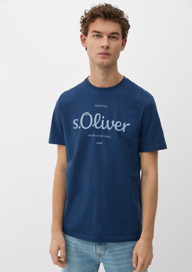 Футболка s.Oliver 2128330.58D1 Темно-синий S, фото №1