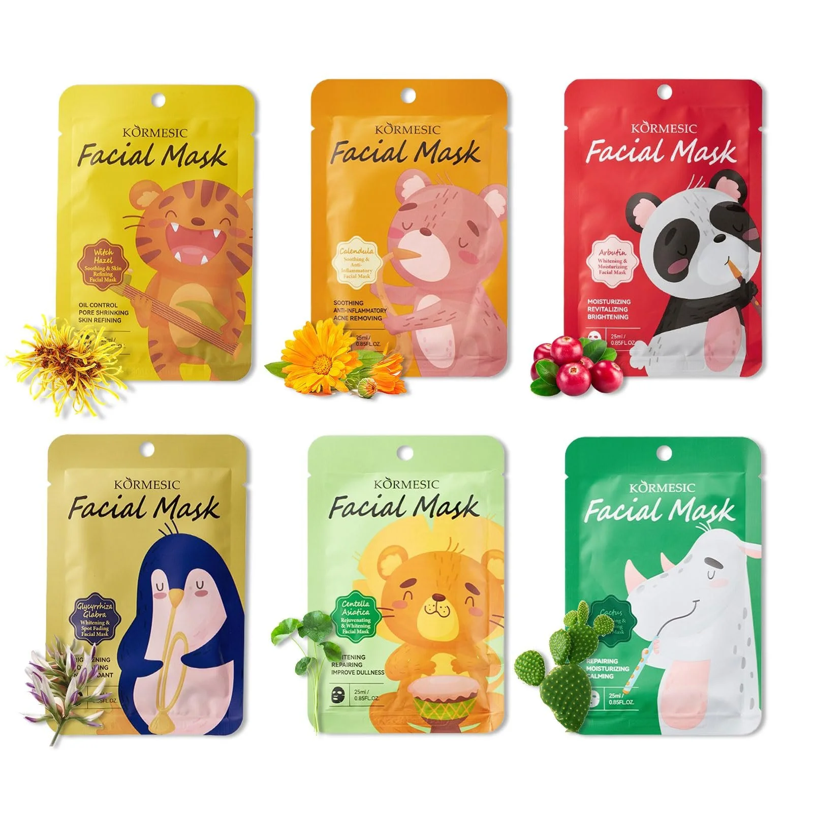 Тканинна Маска Shefave Відновлююча, Рослинна Заспокійлива Маска, фото №1