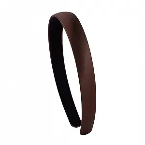 Обруч Элис Атласный Коричневый - Фото 1