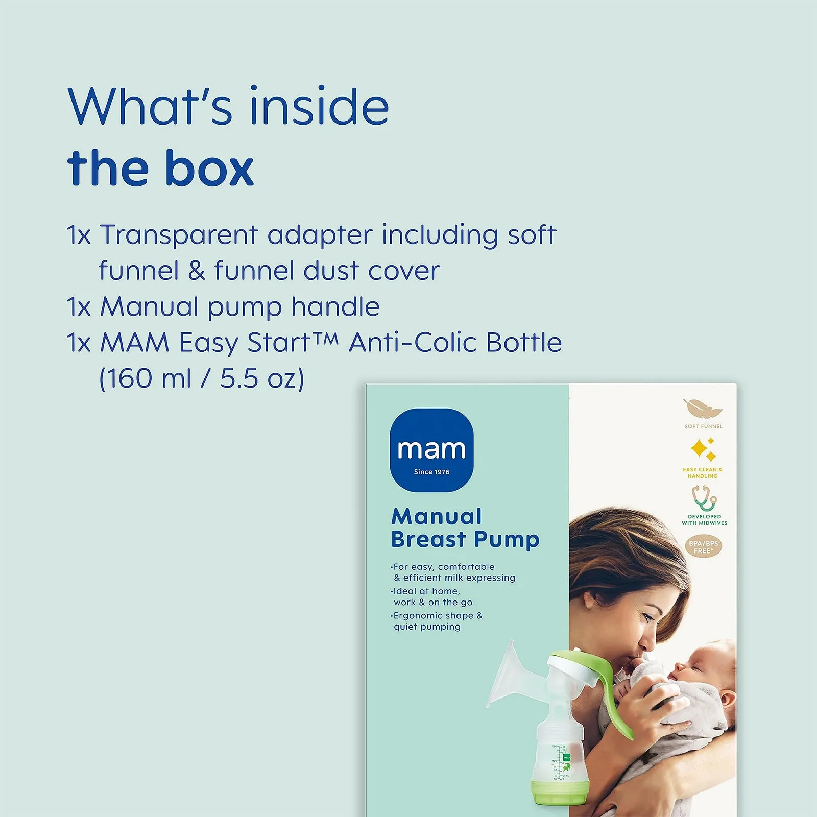 Ручной Молокоотсос MAM, фото №7 Ручной Молокоотсос MAM, фото №7