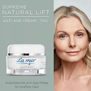 Денний крем для обличчя La mer Supreme Natural Lift Anti-Age Cream Tag з ефектом зміцнення та розгладження для всіх типів шкіри 50 мл synthetic.ua - Фото 1