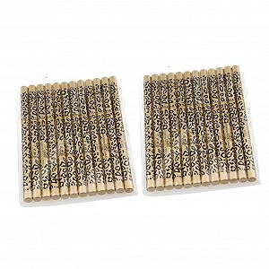 Набор DOITOOL 2 шт. 12 шт. Карандаш для бровей и подводка для глаз с кистью однотонная железная трубка - Фото 1